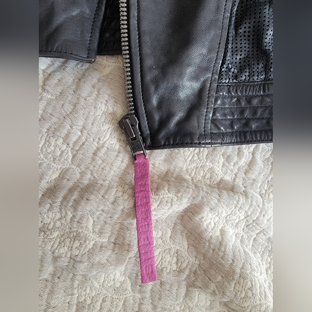 Leather Motorcycle Jacket - Picture 11 of 11